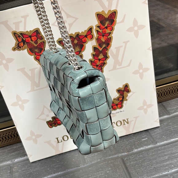 Tory Burch KIRA CHEVRON WOVEN SMALL CONVERTIBLE SHOULDER BAG - Picture 5 of 15